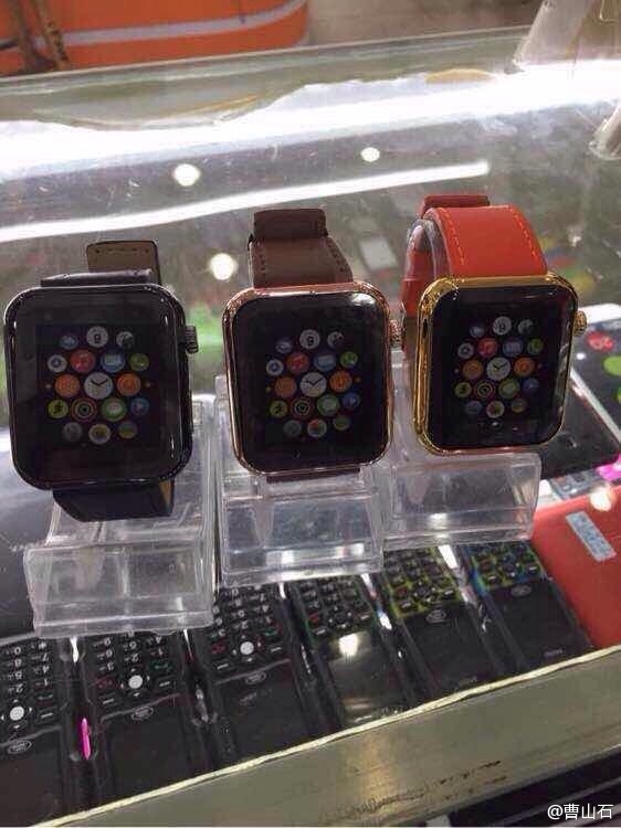 壮哉华强北 山寨版Apple Watch已上市