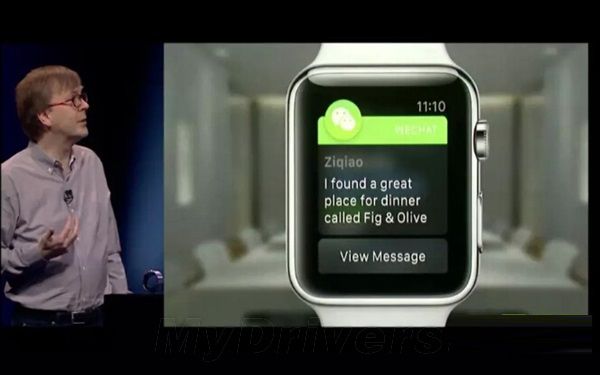 Apple Watch内置微信 点击手表即可发信息