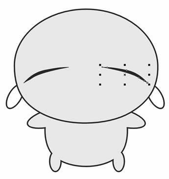 CDR打造可爱卡通公仔 CDR实例教程