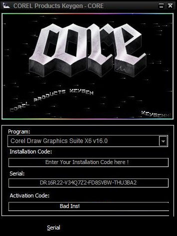 coreldraw x4注冊(cè)機(jī)怎么用 coreldraw注冊(cè)機(jī)使用教程