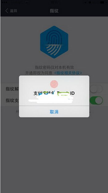 支付寶指紋解鎖怎么設置 支付寶錢包指紋解鎖設置教程圖6