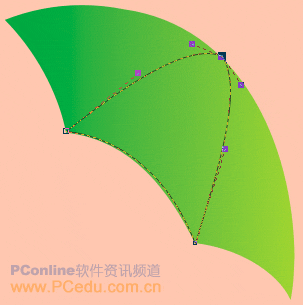 CDR绘制雨伞教程 CDR实例教程