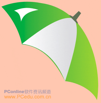 CDR绘制雨伞教程 CDR实例教程