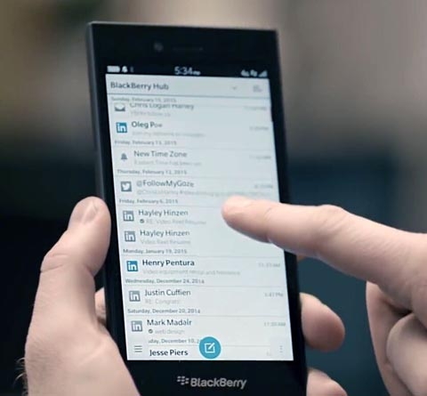 黑莓5寸新機BlackBerry Leap將在4月24日首賣