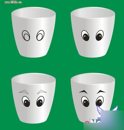 Coreldraw9绘制可爱卡通杯子教程 CorelDraw实例教程