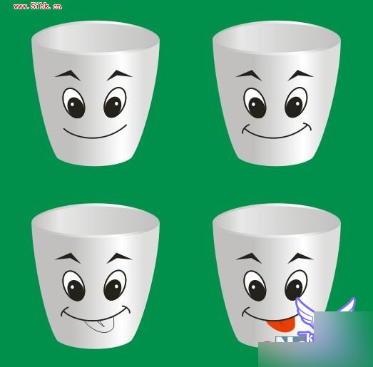Coreldraw9绘制可爱卡通杯子教程 CorelDraw实例教程