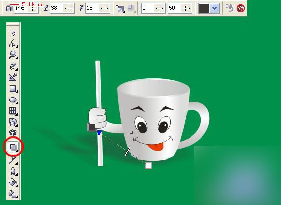 Coreldraw9绘制可爱卡通杯子教程 CorelDraw实例教程