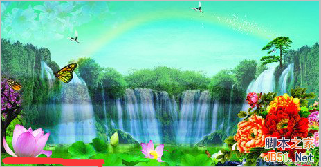 photoshop在圖片上添加一個(gè)漂亮的彩虹效果