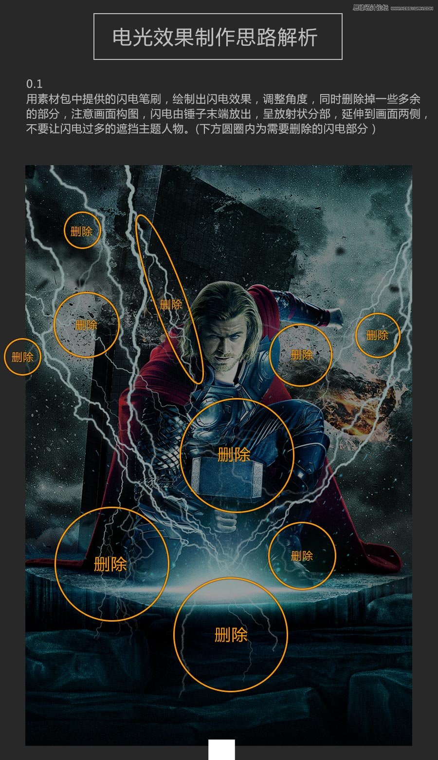 使用Photoshop合成雷神主題的電影海報(bào)教程