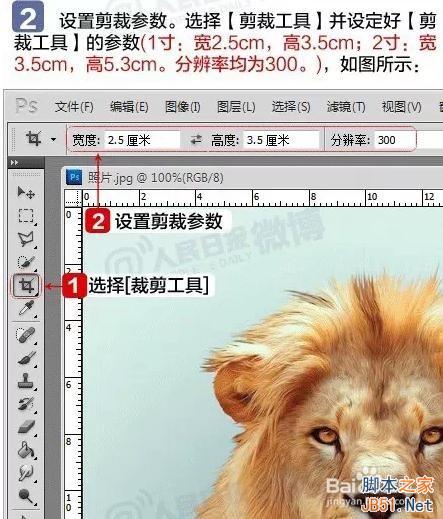 怎么用PS制作一寸、二寸證件照