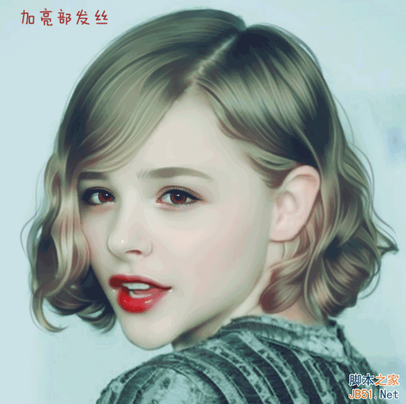 PS結(jié)合SAI將美女照片打造完美轉(zhuǎn)手繪照片