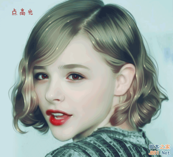PS結(jié)合SAI將美女照片打造完美轉(zhuǎn)手繪照片
