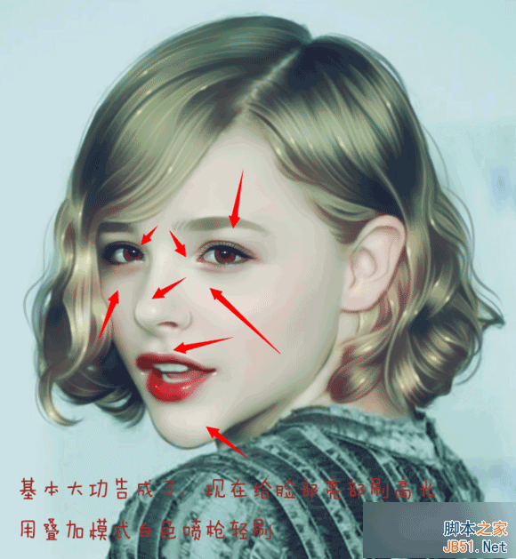 PS結(jié)合SAI將美女照片打造完美轉(zhuǎn)手繪照片