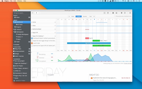 Pagico for mac V8.2 蘋果電腦版