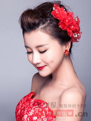 影楼经典婚纱照发型不败案例 打造初春幸福感