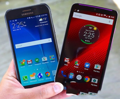 三星galaxy s6active和摩托羅拉dorid turbo對比評測