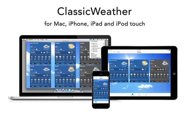 ClassicWeather HD for Mac V1.7.2 蘋果電腦版