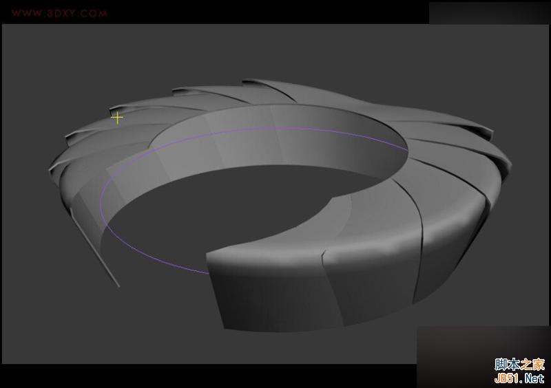 3DMAX詳解如何建造魚鱗狀建筑模型,PS教程,思緣教程網(wǎng)