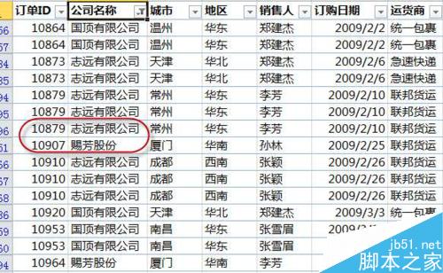 Excel 2010篩選中的搜索功能