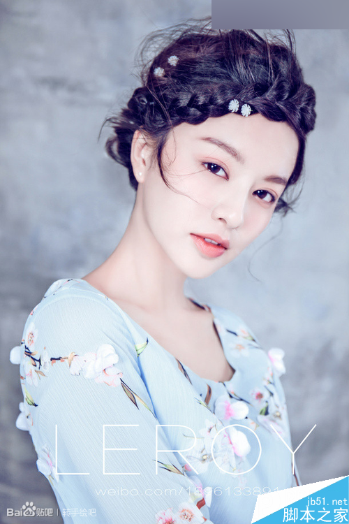 Photoshop結(jié)合SAI手繪板將古典美女打造夢幻仿手繪照片效果
