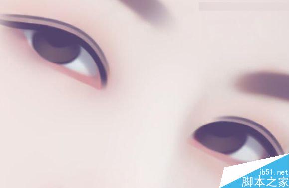 Photoshop結(jié)合SAI手繪板將古典美女打造夢幻仿手繪照片效果