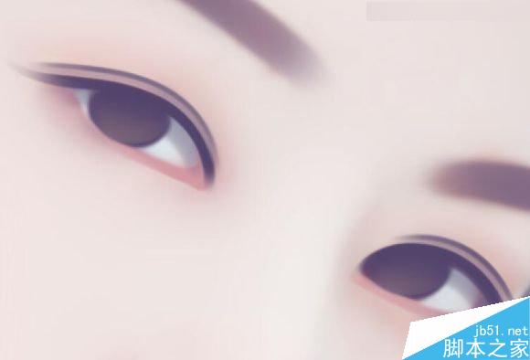 Photoshop結(jié)合SAI手繪板將古典美女打造夢幻仿手繪照片效果