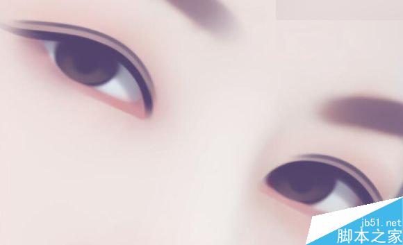 Photoshop結(jié)合SAI手繪板將古典美女打造夢幻仿手繪照片效果
