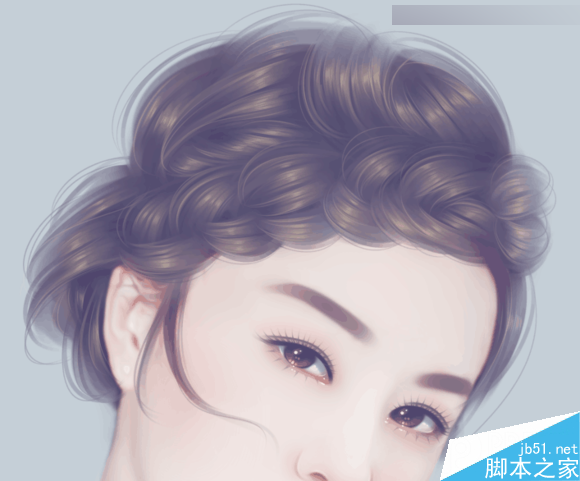 Photoshop結(jié)合SAI手繪板將古典美女打造夢幻仿手繪照片效果