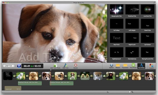 Photo Movie Pro for Mac V3.0.1 蘋果電腦版