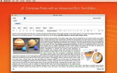 BlogTouch for Mac V1.3.0 蘋果電腦版