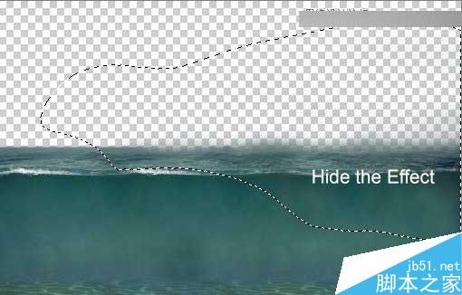 Photoshop合成海洋巨龜馱著島在水上漂浮的效果圖