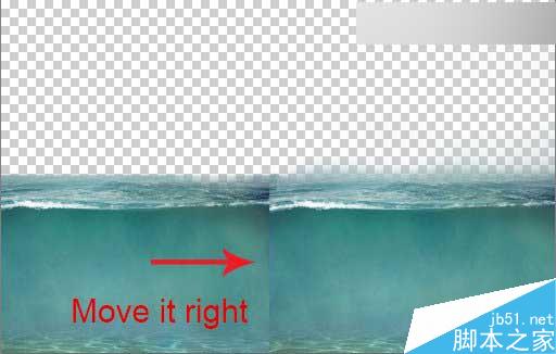 Photoshop合成海洋巨龜馱著島在水上漂浮的效果圖