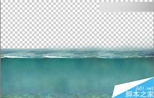 Photoshop合成海洋巨龜馱著島在水上漂浮的效果圖