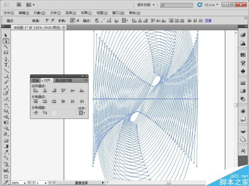 AI制作復(fù)雜鈔票底紋 腳本之家 AI實(shí)例教程