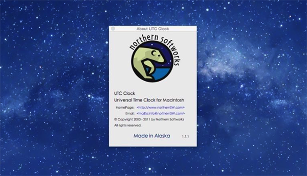 UTC Clock for Mac V1.1.1 蘋果電腦版