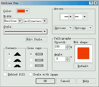CorelDRAW 编辑轮廓线 CorelDraw入门教程