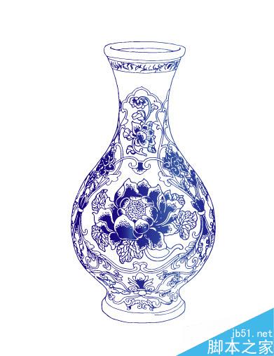 AI快速打造青花瓷花瓶 腳本之家 AI實例教程