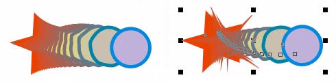 CorelDRAW Blend（调和）效果 CorelDraw入门教程