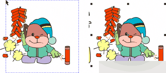 CorelDRAW 12循序渐进-对象的选取 CorelDraw入门教程