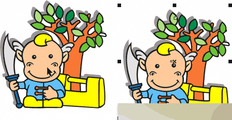 CorelDRAW 12循序渐进-对象的选取 CorelDraw入门教程