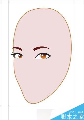 Illustrator鼠繪教程：插畫人物系列之清純美女的繪制_中國教程網(wǎng)