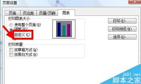 如何使用excel2003打印圖表？