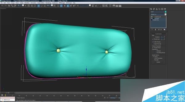 3DSMAX打造休閑椅模型 腳本之家 3DSMAX建模教程