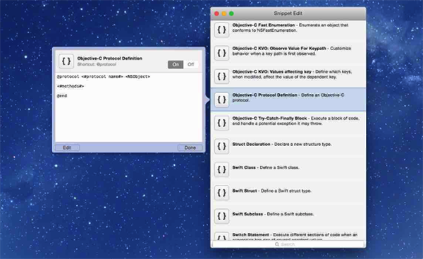 Snippet Edit for Mac V1.2.1 蘋果電腦版