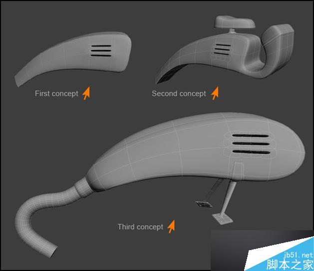 3DSMAX制作機(jī)器人 腳本之家 3DSMAX建模教程