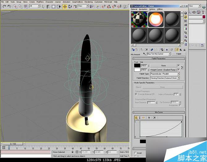 3DSMAX制作逼真的蠟燭 腳本之家 3DSMAX建模教程