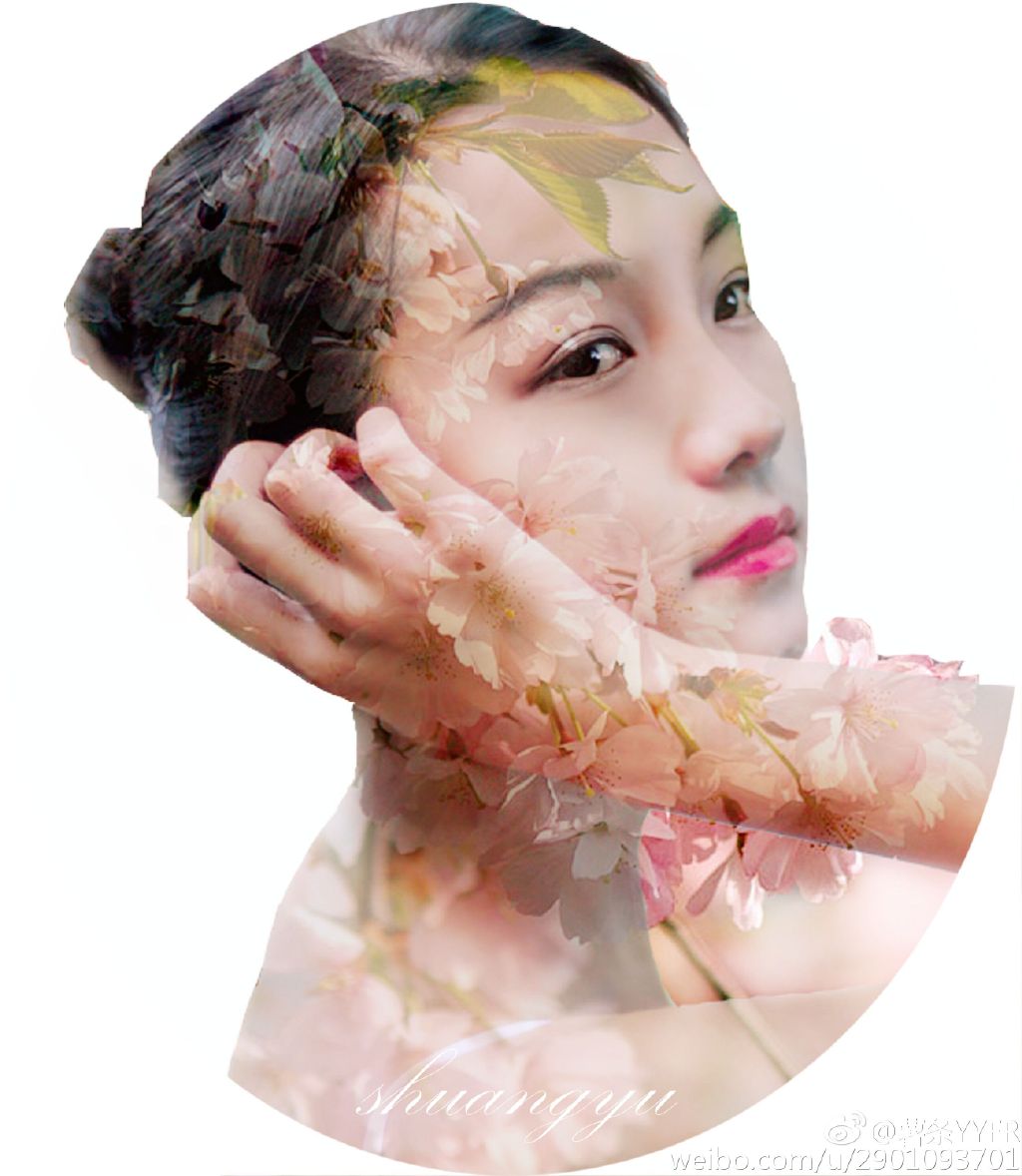Photoshop合成創(chuàng)意的人像和植物結(jié)合的二次曝光效果