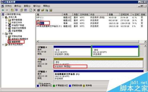 解決磁盤管理顯示狀態(tài)良好(有危險(xiǎn))的解決方案