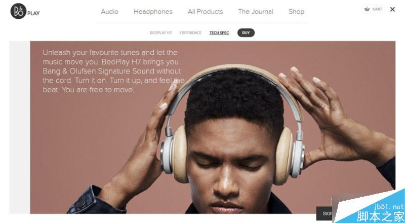 2016网页设计的十一个流行趋势 设计理论beoplay