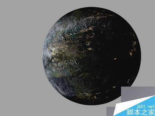 3ds max和ps制作一個全新的地球 腳本之家 3dsmax教程